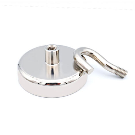 6 Pack Magnetic Hooks, 2kg+ Strong Magnets with Fridge Hooks, Heavy Duty Ceiling Cruise Hooks, Magnetic Storage Hooks
