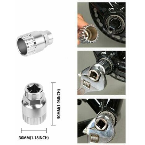 thumbnail image 2 of TDR Mountain Bicycle Repair Tool Set – Bracket, Freewheel & Crank Remover Puller Kit 2 of 2