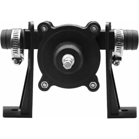 Hand Pump Mini Portable Hand Pump Self-Priming Portable Drill Pump with Two Connections for Aquariums Ponds Fountains Gardens