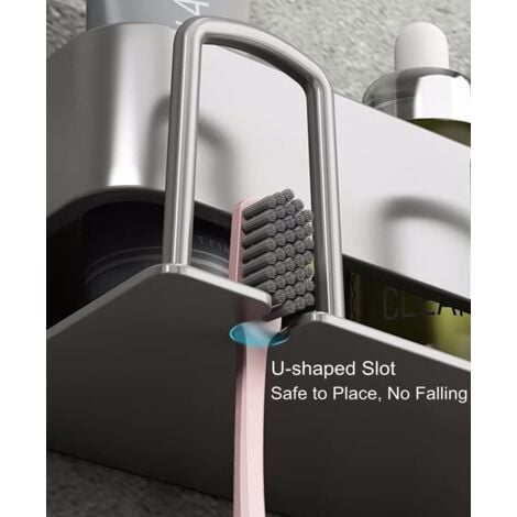 1 Pcs Electric Toothbrush Holder(Silver Gray),3 Slots Wall Mounted Toothbrush Holder No Drilling,Electric Toothbrush Holder,Toothbrush Shelf,Adhesive Toothbrush Holder