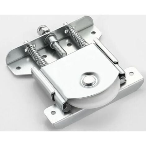 2 Pack Sliding Door Rollers Closet Runners, Sliding Door Parts for Wardrobe Door, Wheels, Rollers, Cabinet Runners Guides