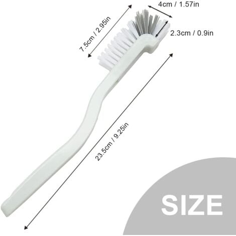 2 Pack Multipurpose Bottle Cleaning Brushes,Bottle Brush,Coffee Cups Brush,Long Handle Curved Bottle Brush