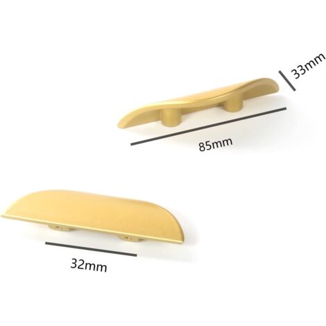 2 Pcs Door Handle Golden Alloy Handle Drawer Pull ... – Vicedeal - View #6