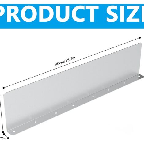 4pcs Gutter Valley Splash Guards, Prevent Water Overflow, Roof Gutter Protection, Fit for Most Types of Gutters