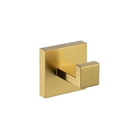 (Gold) Matte Towel Hook, 304 Stainless Steel Coat Hook, Towel Rack, Modern Industrial Style Bathroom Wall Hook