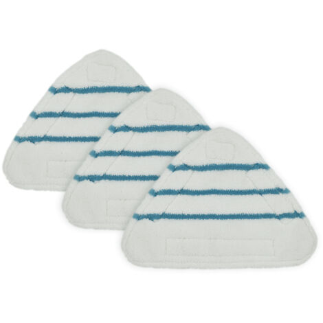 3pcs Steam Mop Cloth H20 Mop Cloth Triangular Sticky Snap Accessories Mop Head Microfiber Mop Cloth Set (1/5)