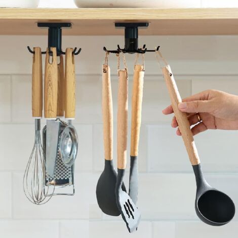 360° Rotating Kitchen Utensil Holder Set of 2, Kitchen Utensil