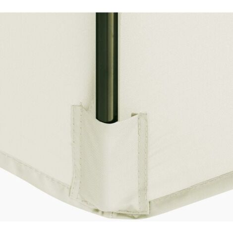 (Cream) Replacement Cover for 3m Parasol Waterproof, UV Resistant, Replacement Fabric, Washable, Breathable