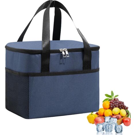 Insulated Lunch Bag Lunch Box Soft Insulated Cooler Insulated Lunch Bag Lunch Box Bag Small Insulated Bag Waterproof Insulated Lunch Bag for Office Travel Picnic Black