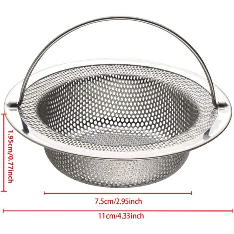 thumbnail image 2 of Stainless Steel Wide Rim Floor Drain, Perforated Floor Drain Cover 2 of 12