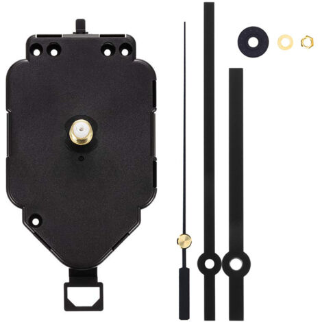 Quartz Clock Movement DIY Movement Kit with 2 Pairs of Hands and Pendulum