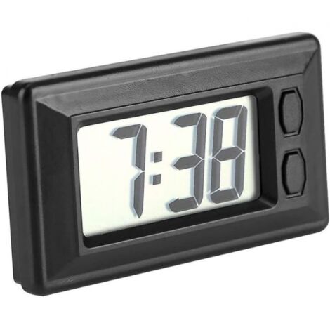 LCD Digital Clock - Ultra-thin Vehicle Electronic Clock with Car ...