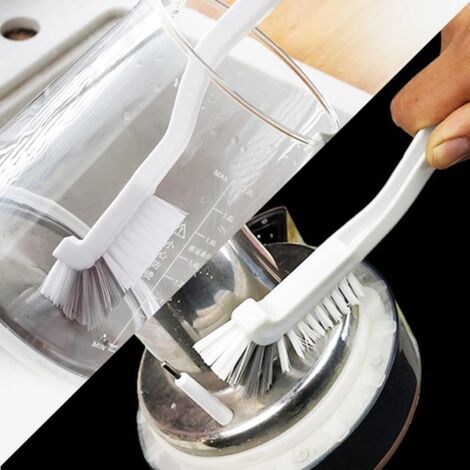 2 Pack Multipurpose Bottle Cleaning Brushes, Bottle Brush, Coffee Cup Brush, Long Curved Bottle Brush Handle
