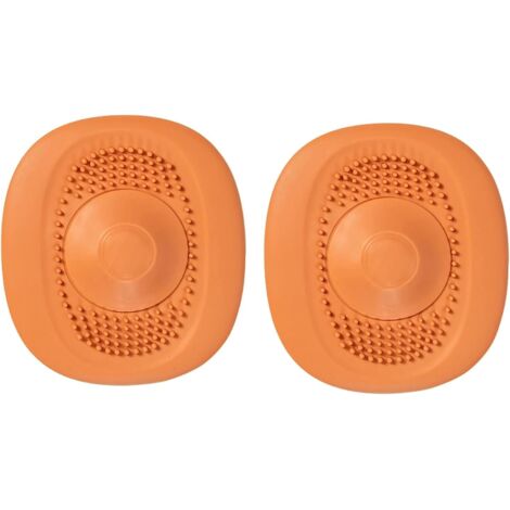 2 Pieces Silicone Drain Protector, Shower Drain Covers, Kitchen and Bathroom Sink Filter, Shower Hair Filter (1/5)