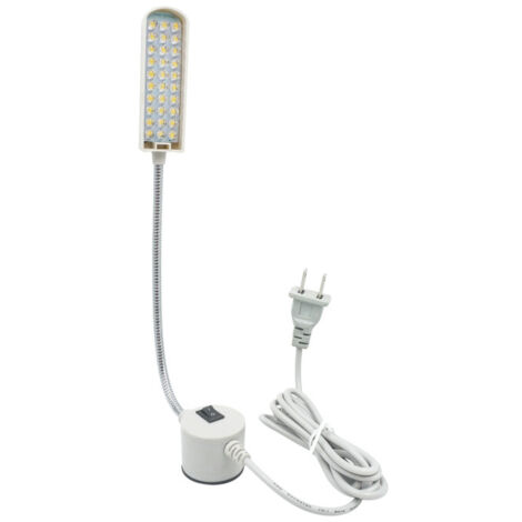 Schwanenhals-LED-Beleuchtung Mit Magnetfuß – 30 LEDs, 2 Watt Für Nähmaschinen, Werkbank & Schreibtisch (EU 220V)