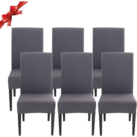 Stuhlhussen Mit Ahornblatt Design - 6-teiliges Set Dehnbar & Rutschfest