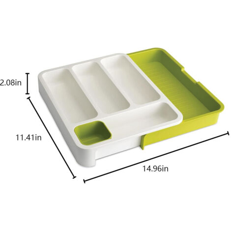 Erweiterbarer Besteckkasten Für Schublade, Verstel Produktbild-Vorschau 2