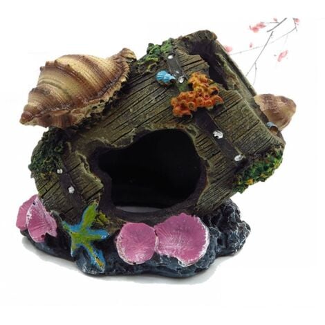 AquariumDekoration, Steingartenimitat, Fischversteck aus Kunstharz