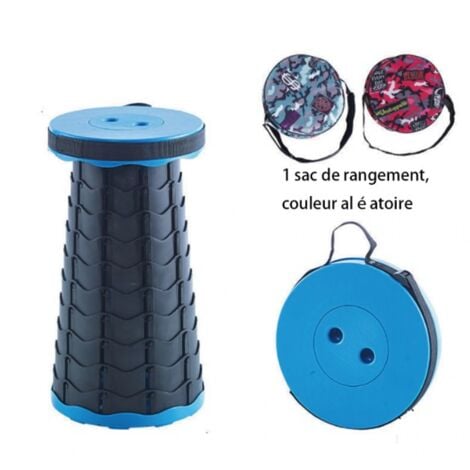 BLACKSPACE Klapphocker - Leicht & Tragbar Für Camping, Angeln, Garten (28cm, 150kg)