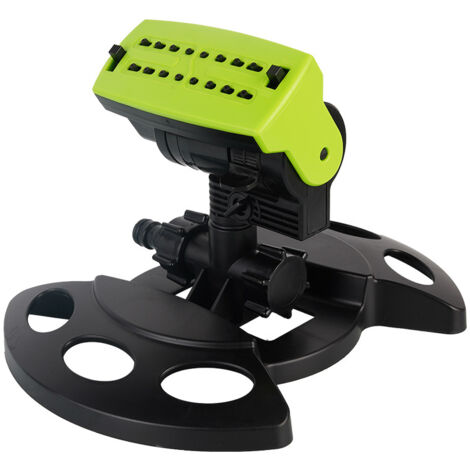 Mini Turbo Oszillierender Rasensprenger 16 Düsen - 4 Modi Bis 18m Reichweite