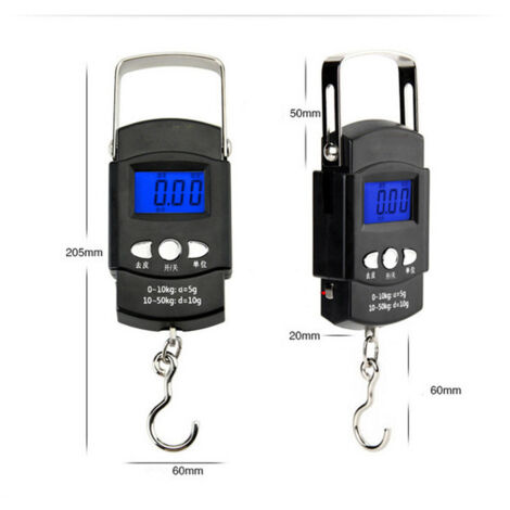 Digitale Hängewaage Mit Haken – Bis 40 Kg, LCD D Produktbild-Vorschau 10