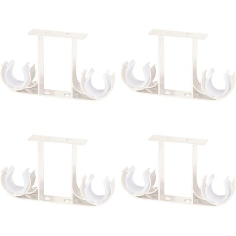 Gardinenstangen-Halterung Aus Aluminium - 4 Stück Für 28 Mm Stangen