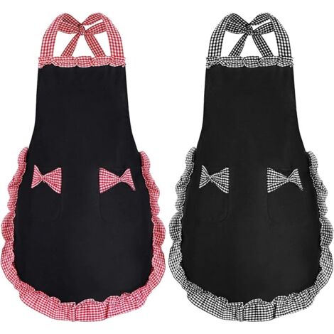 Wasserdichte Schürze Für Damen Mit 2 Taschen – Lustiges Hundemotiv, 84x71 Cm