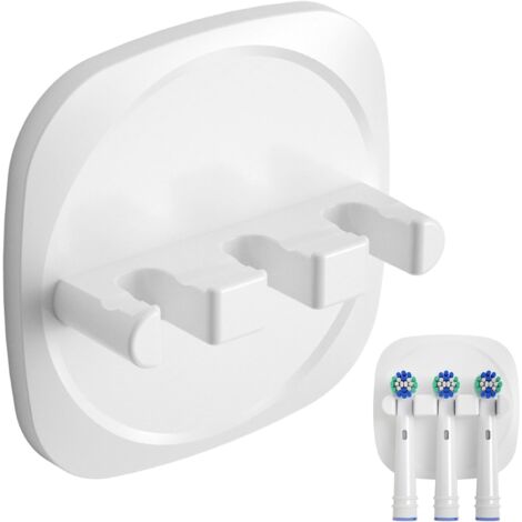 Luxoraiova Zahnbürstenhalter Aus Aluminium - Selbstklebend Für 2 Elektrische Bürstenköpfe