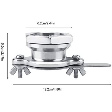 8/10/12/14mm Edelstahl Kugelhahn Schlauchtüllen Absperrhahn