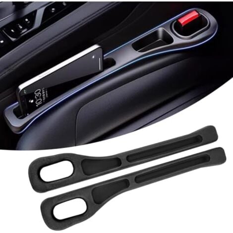 Autositz Spaltfüller 2-tlg. - Universale Sitzlücken Stopper | Für PKW, SUV, LKW