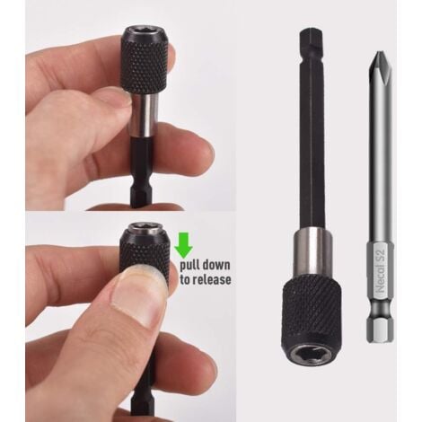 KATUR Magnetische Bithalter Verlängerung - 4-teiliges Set 60-150mm