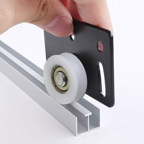 MUCKLILY Schiebetürrollen 2 Stück - Kugellagerlaufrollen Für Kleiderschränke