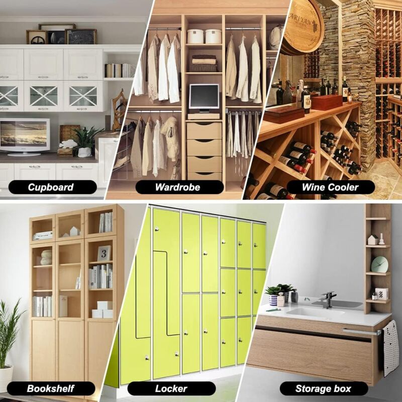 Plastic Shelf Support Pegs - 5mm White Shelf Pins For Furniture, 20 Piece Set