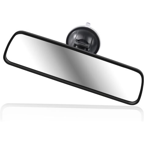 200 x 60 mm Accompanied Driving Rearview Mirror, Universal Car Rearview Mirror, Car Interior Rearview Mirror with Suction Cup Universal Car Interior Mirror