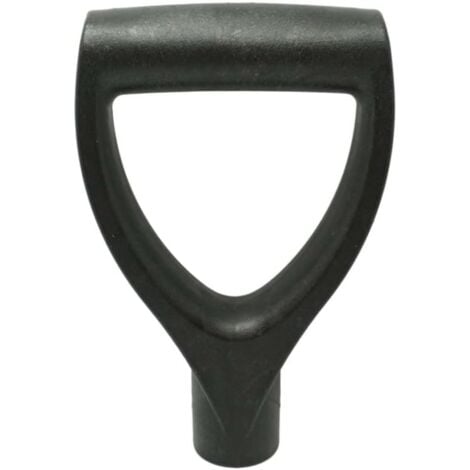 Spade Handle Garden Fork Shovel Handle D Shape Plastic Handle for Digging and Raking Tools Black