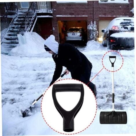Spade Handle Garden Fork Shovel Handle D Shape Plastic Handle for Digging and Raking Tools Black