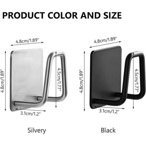 Sink Organizer Kitchen Sponge Holder Self Adhesive Sink Sponges Drying Rack Drainer 304 Stainless Steel Storage Holder Kitchen Sink Accessories GrooFoo