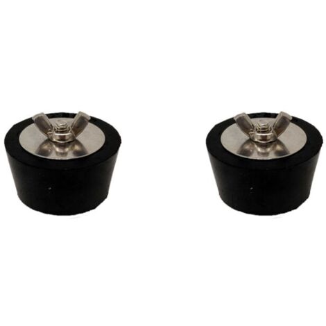 Swimming Pool Winterizing Plugs, Rubber Expansion Freeze Plug Pool Spa Tubing Winter Maintenance Fittings 1.5in for Fontainebleau 2Pcs