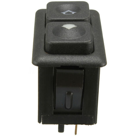 2 Pack Window Switches 2 PCS 5-Pin Power Window Switch For BMW E23 E24 E28 E30 325i 325is Black Window Control Switch