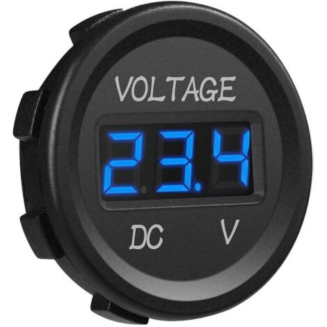 12V 24V Voltage Meter Car Marine Motorcycle LED Di... - Vicedeal