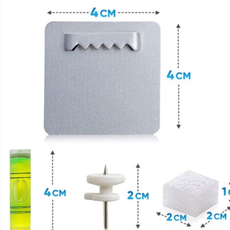 12 Pieces Adhesive Picture Hangers Adhesive Frame Hangers Without Drilling Supports for Photos and Mirrors Adhesive Frame Fixing for Hanging Mirrors or Pictures, Up to 5kg