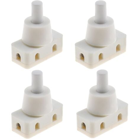 4x On/Off Push Button Switch Recessed Pressure Switch with Wire and ...