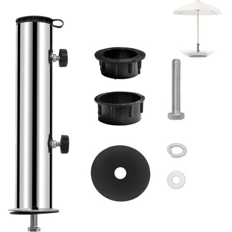 300x57mm,Universal stainless steel stand for granite parasol 30/40 kg