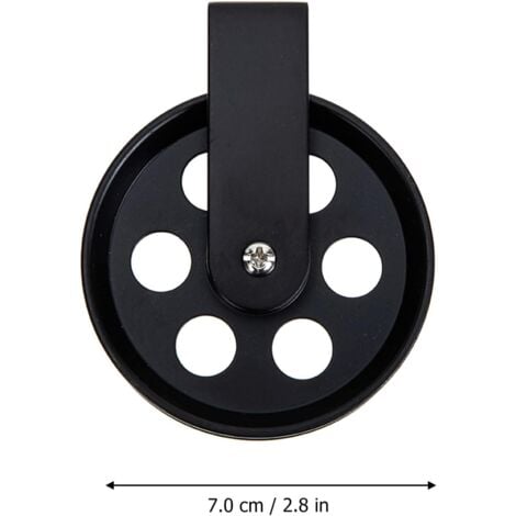 Small Pulley Wheels Lamp Pulley Wheel Pulley Wheel Industrial Iron Vintage Wall Lamp Farmhouse Wall Light Pulley For Kitchen Bathroom Retro Wheel Wire Rope Pulley