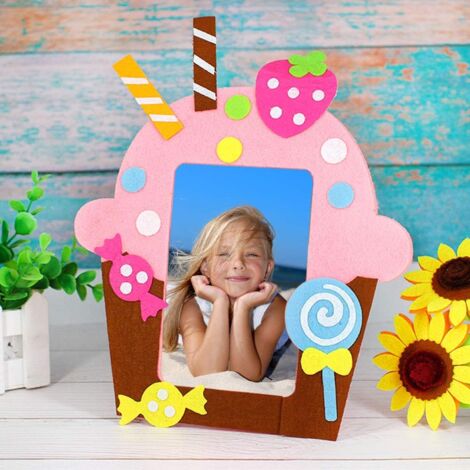 PCS Kids Photo Frame Craft Kit for Children Creative Leisure