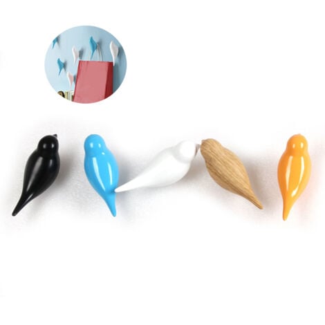 Bird Wall Hooks Decorative Wall Mounted Coat Rack for Coats