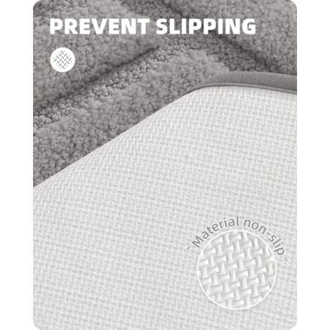 Basketball Texture Bathroom Rug Set - 3 Piece Non-Slip Microfiber Bath Mat & Toilet Cover