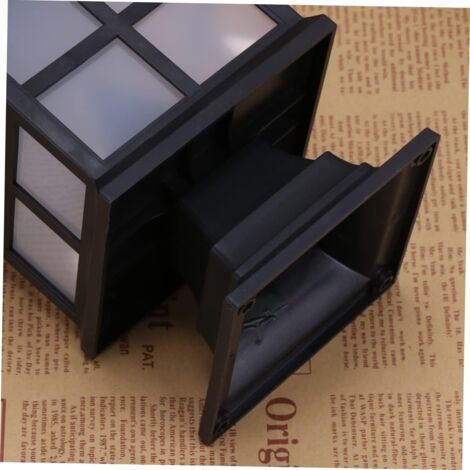 2Pcs Outdoor Street Lights Solar Light Outdoor Solar Lamps Solar Pillar Lights Solar Powered Pillar Lights Solar Lawn Lights Outdoor Street Lamp