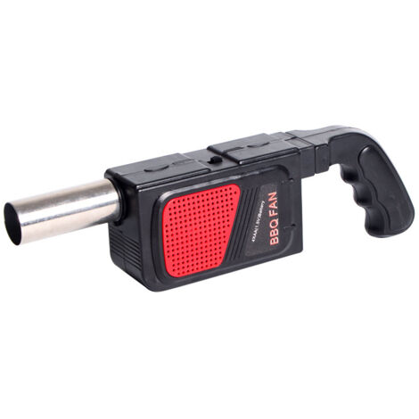 Barbecue Blower, Portable Handheld Manual BBQ Fan Electric Air Blower for BBQ Fire Bellows Outdoor Picnic Tool Camping Hiking Cooker(Without Battery)