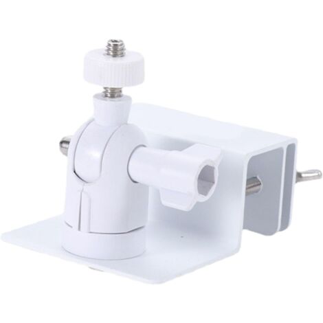 CSPARKV 1 Pack Weatherproof Gutter Bracket for Ring Panel - Universal Screw-in Wall Mount - Outdoor Mounting Accessories for Ring Panel (White) (1/4)